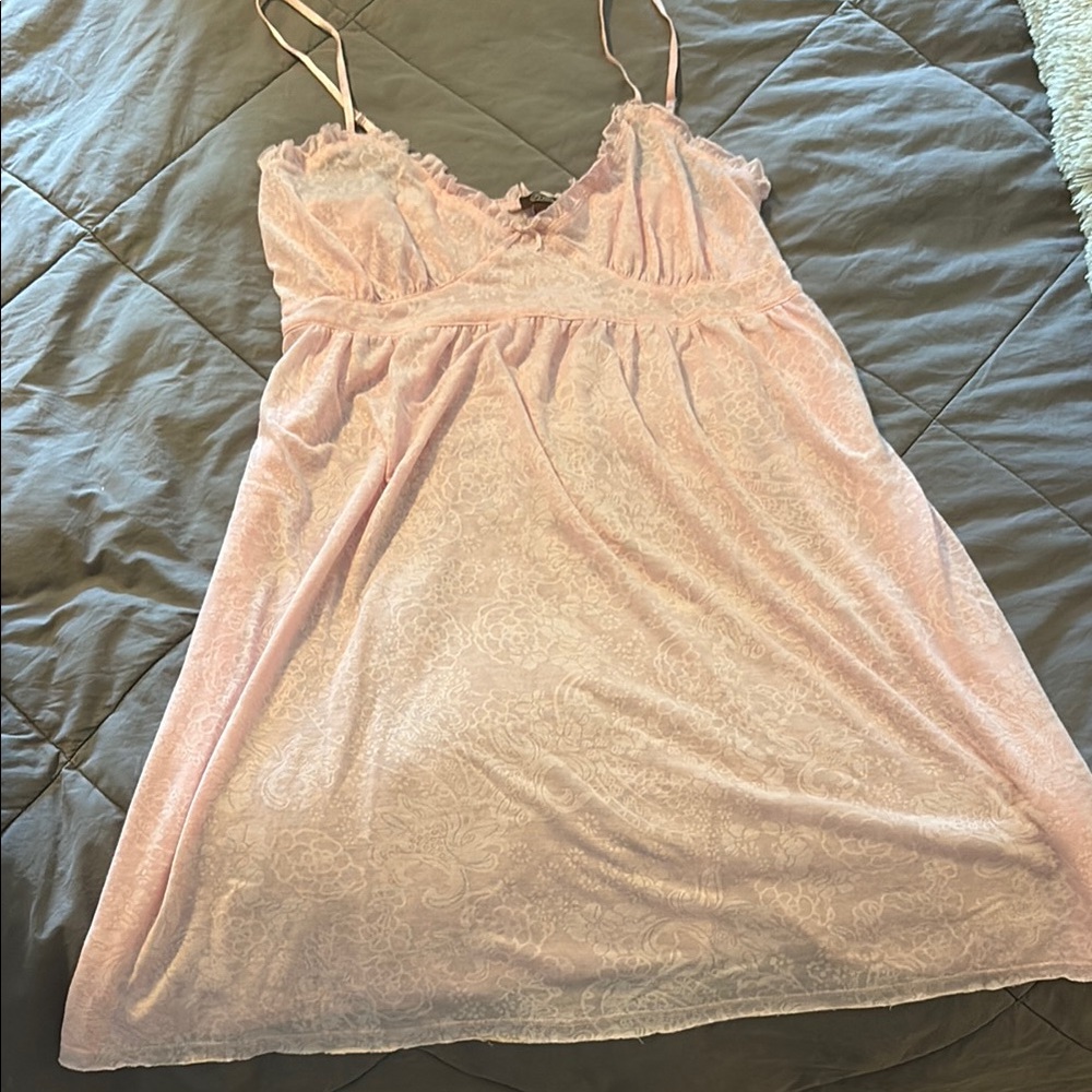 Nordstrom Frills Pink nightgown